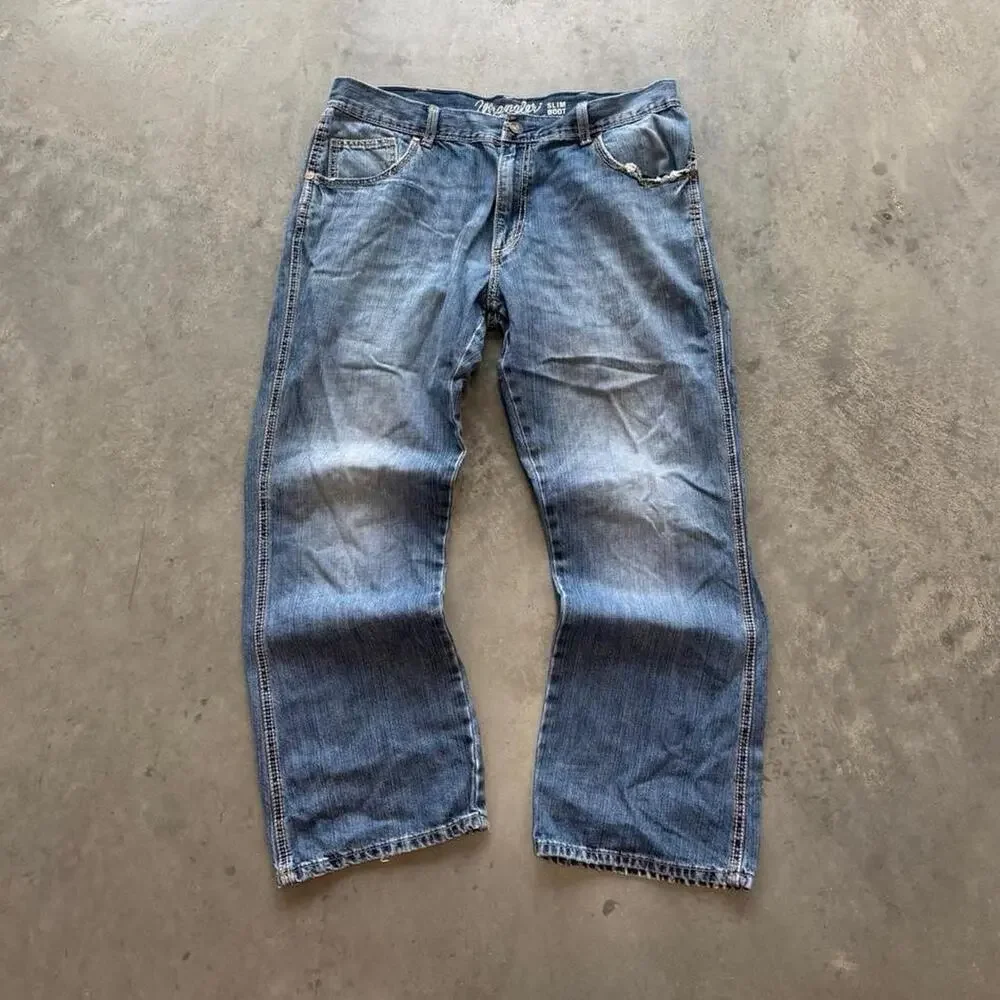 y2k faded bootcut flared jeans